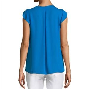 Elie Tahari Tops - New ELIE TAHARI Dovie blouse with ruffle trim Elie Tahari Tops - New ELIE TAHARI Dovie blouse with ruffle trim